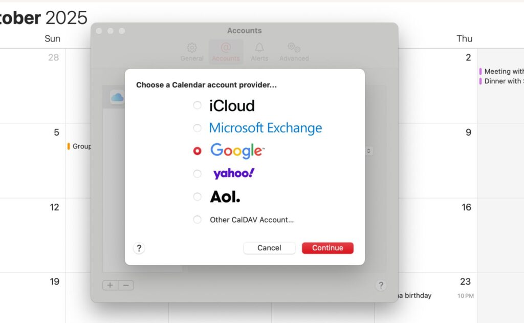 Apple calendar tips: sync with google or outlook calendar for mac